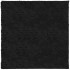 Alfombra peluda de pelo largo moderna PAMPLONA negra 160x160