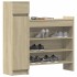 Zapatero madera de ingeniería roble Sonoma 100,5x28x100
