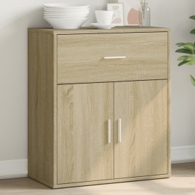 Aparador de madera de ingeniería roble Sonoma 60x31x70