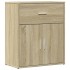 Aparador de madera de ingeniería roble Sonoma 60x31x70