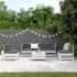 Set muebles jardín 6 pzas con cojines madera maciza pino