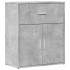 Aparador de madera ingeniería 2 uds gris hormigón 60x31x70