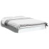 Estructura de cama madera de ingeniería blanca 120x200