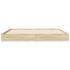 Estructura de cama madera de ingeniería roble Sonoma 160x200
