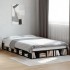 Estructura de cama madera de ingeniería negra 120x200