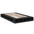 Estructura de cama madera de ingeniería negra 120x200
