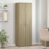 Aparador alto madera de ingeniería roble Sonoma 60x35x180