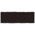 Tablero mesa madera tratada borde vivo marrón 140x50x(2-4)