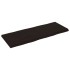 Tablero mesa madera tratada borde vivo marrón 140x50x(2-4)