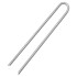 Clavijas de tienda forma U 12 ud acero galvanizado 41,5cm