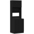 Mueble de cocina madera de ingeniería negro 60x50x180