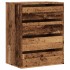 Cajonera de esquina madera de ingeniería envejecido 60x41x76