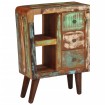 Aparador de madera maciza reciclada 55x30x80 cm