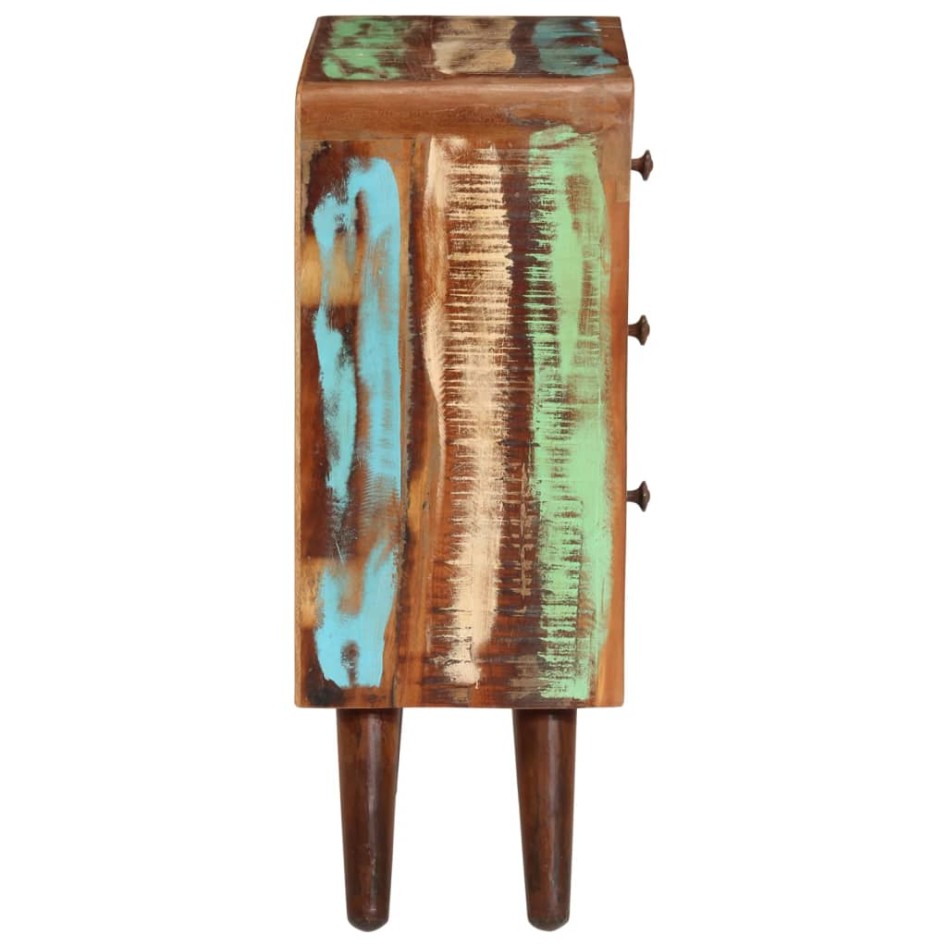 Aparador de madera maciza reciclada 55x30x80