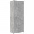 Aparador alto madera de ingeniería gris hormigón 70x42,5x185