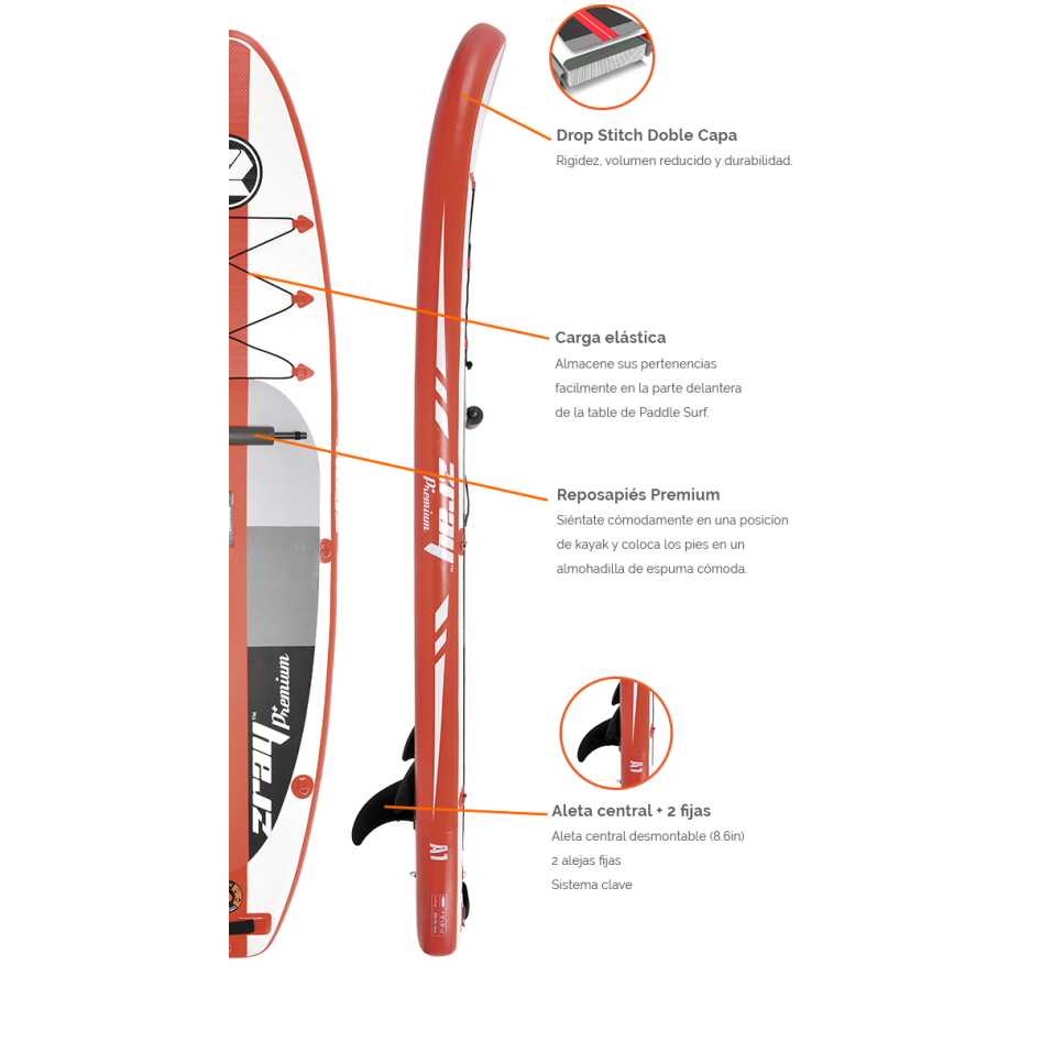 Tabla de Paddle Sup Atoll 9,10