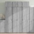 Aparador alto madera de ingeniería gris Sonoma 70x42,5x185
