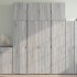 Aparador alto madera de ingeniería gris Sonoma 80x42,5x249