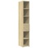 Aparador de madera de ingeniería roble Sonoma 30x42,5x185