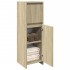 Armario de baño madera contrachapada color roble 30x30x95