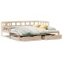 Sofá cama nido con cajones sin colchón 90x200