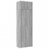 Armario de madera ingeniería gris Sonoma 70x42,5x225