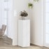 Soportes para plantas madera de ingeniería blanco 33x33x100