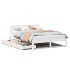 Estructura de cama con cajones madera de pino blanca 135x190
