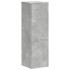Soportes de plantas 2 uds madera gris hormigón 25x25x80