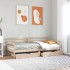 Sofá cama con cajones madera maciza de pino 90x200