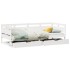 Sofá cama con cajones madera maciza de pino blanca 80x200
