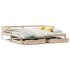 Sofá cama nido con cajones sin colchón 80x200