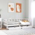 Sofá cama con cajones madera maciza de pino blanco 90x200