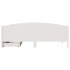 Estructura de cama sin colchón madera maciza de pino 160x200