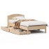Estructura de cama sin colchón madera maciza de pino 90x200