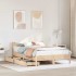 Estructura de cama con cajones madera maciza de pino