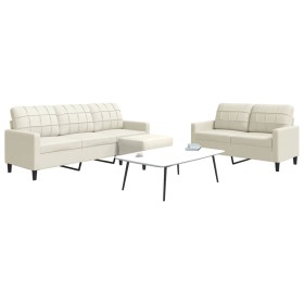 Juego de sofás con cojines 3 piezas terciopelo