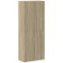 Armario archivador madera ingeniería roble Sonoma 60x32x153