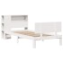 Cama con estantería sin colchón madera maciza de pino 90x190