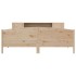 Cama con estantería sin colchón madera maciza de pino