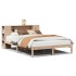 Cama con estantería sin colchón madera maciza de pino