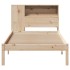Cama con estantería sin colchón madera maciza de pino 90x190