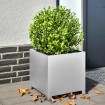 Jardinera de acero galvanizado 40x40x40 cm