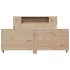 Estructura de cama sin colchón madera maciza de pino 140x190