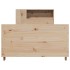 Estructura de cama sin colchón madera maciza pino 75x190