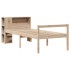 Cama con estantería sin colchón madera maciza de pino