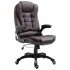 Silla de oficina de cuero sintético