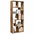 Librería divisora madera ingeniería envejecida 67x25x161,5
