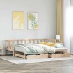 Sofá cama nido con cajones sin colchón 80x200 cm