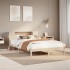 Cama con estantería sin colchón madera maciza de pino